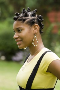 Hair Styles: Chiney Bumps, Nubian Knots  By: www.flickr.com